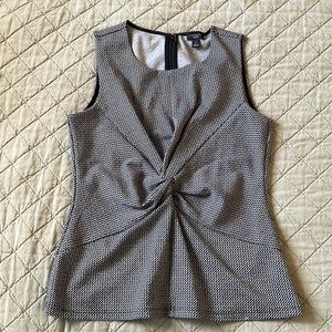 Ann Taylor Petite Twist Front Sleeveless Top